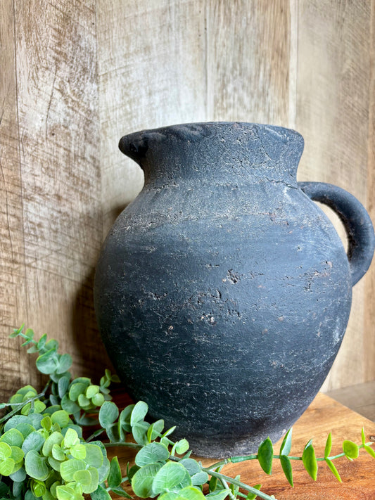 CHARCOAL PITCHER VASE