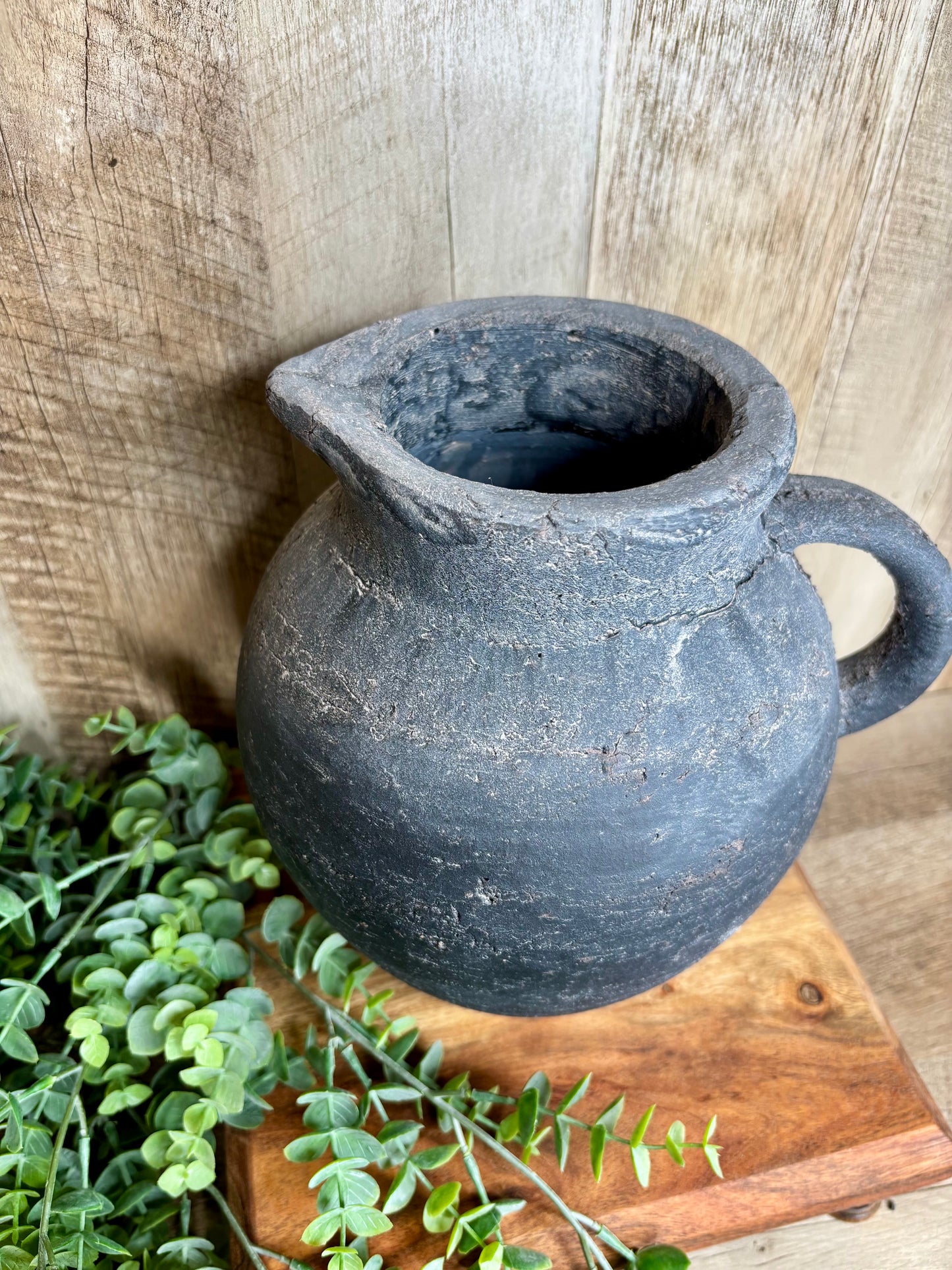 CHARCOAL PITCHER VASE
