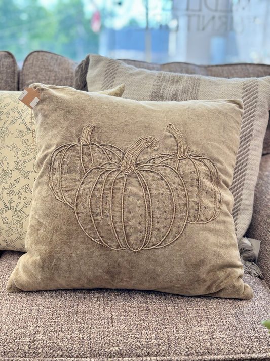 Tan Pumpkin Pillow