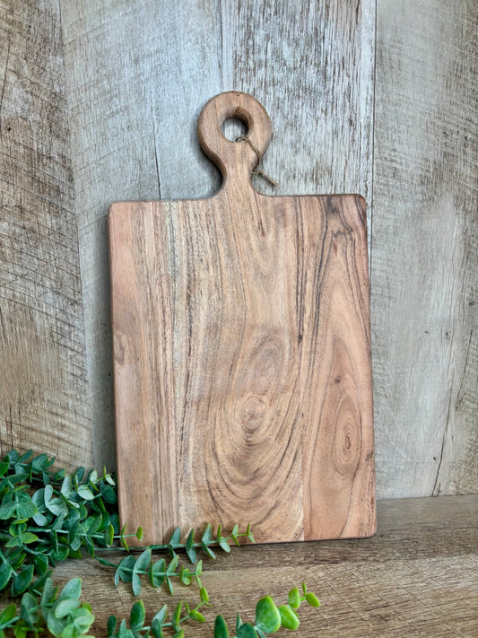SQ. WOOD SERVING BOARD