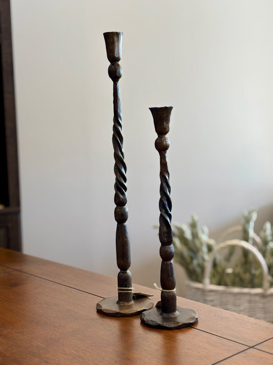 S/2 Twist Candle Holders