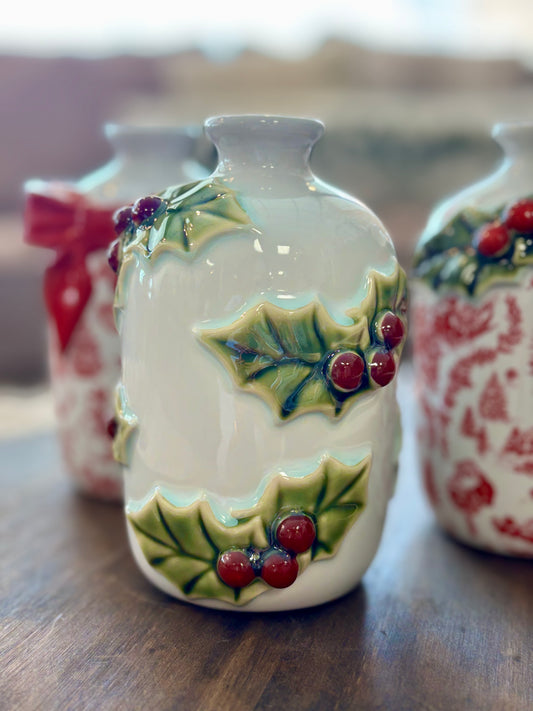 Toile Bud Vase