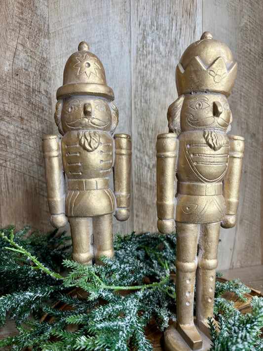 12.25" GOLD NUTCRACKERS