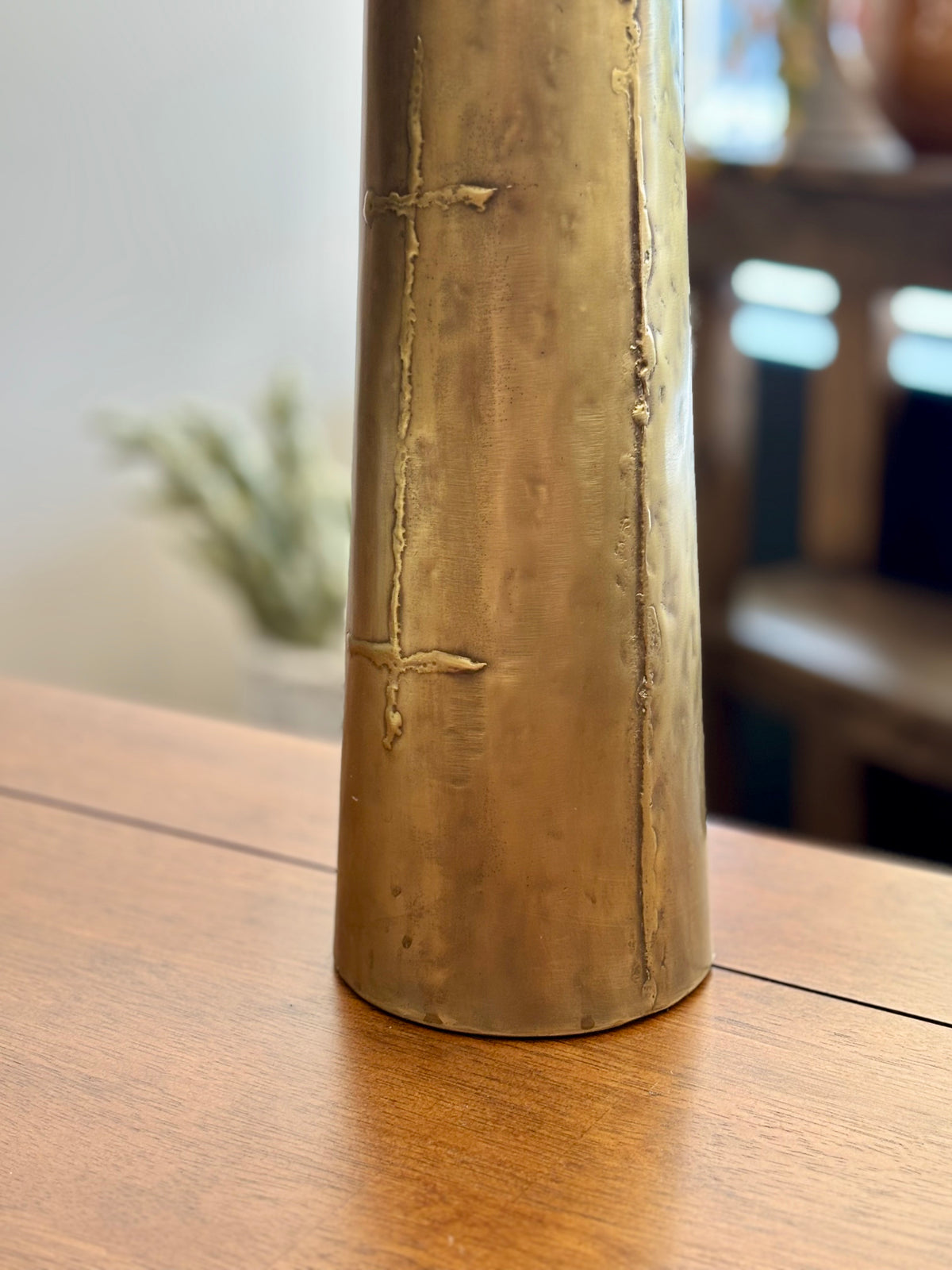 Ant. Brass Vase