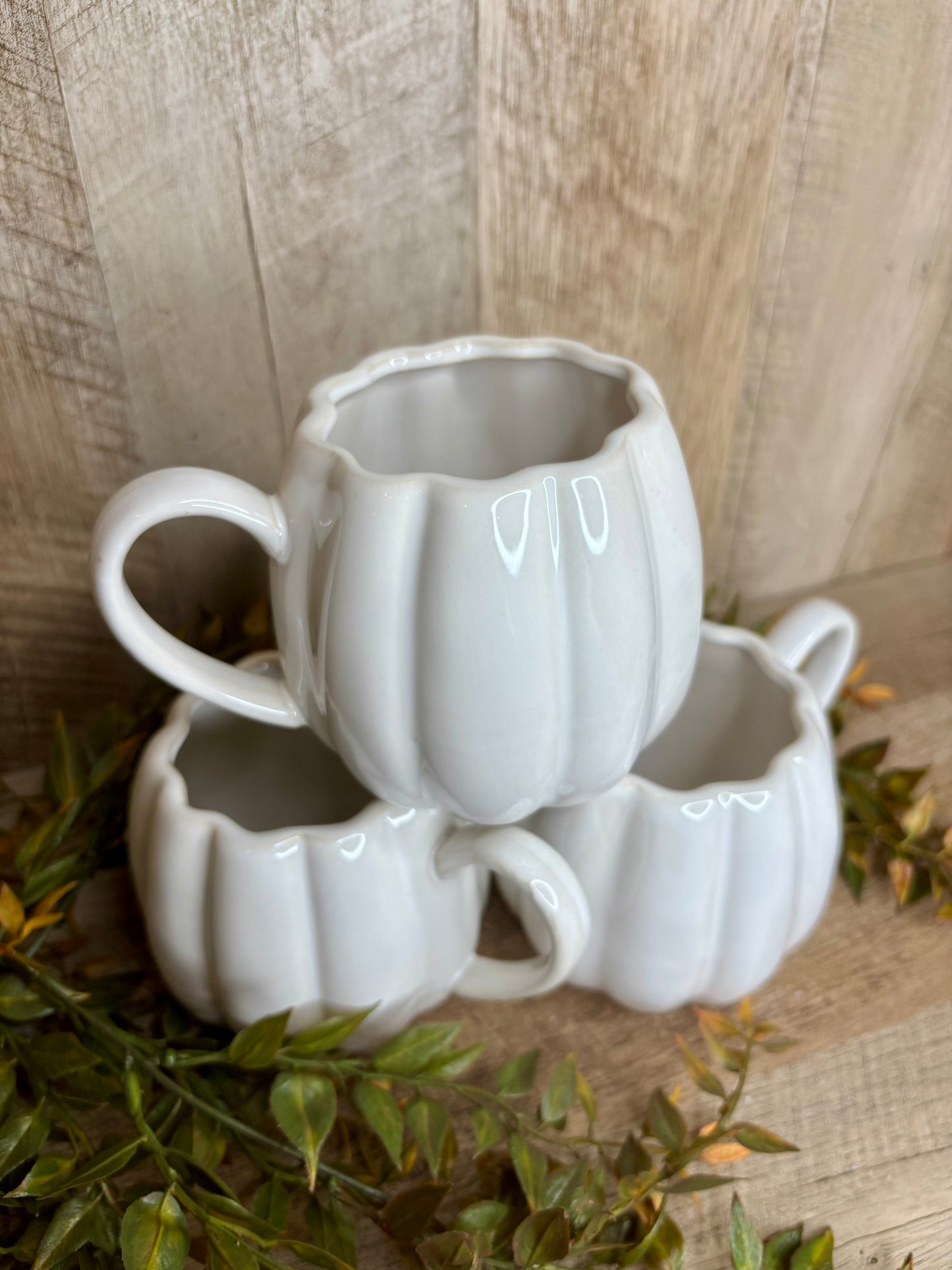 Reactive Glaze Pumpkin Mug