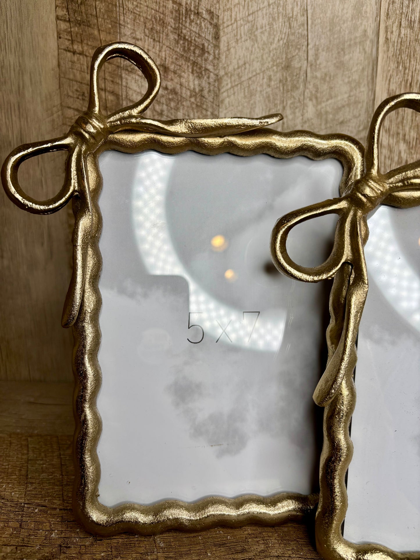 4 X 6 GOLD RIBBON PHOTO FRAME