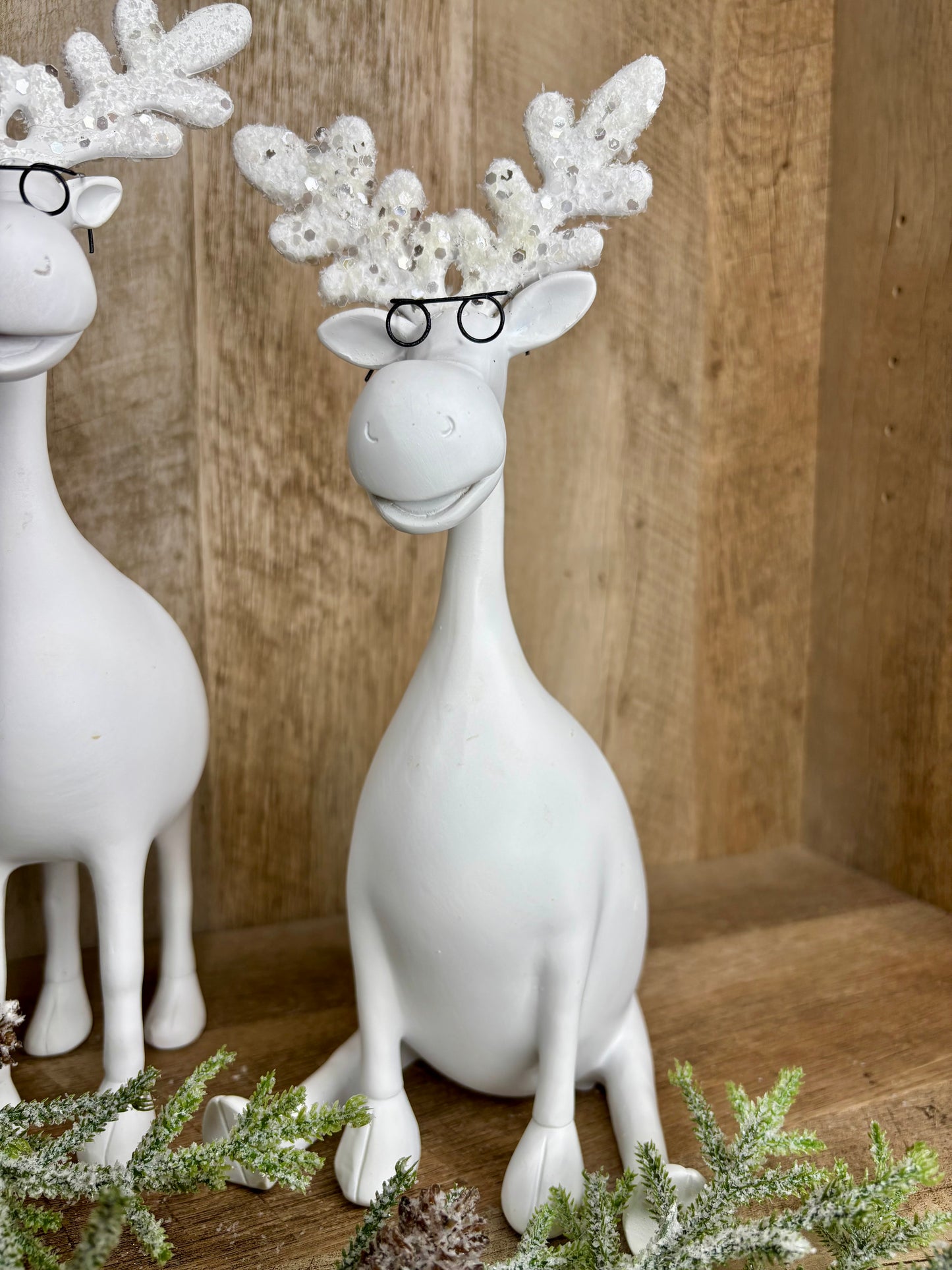 12" Moose with Glasses