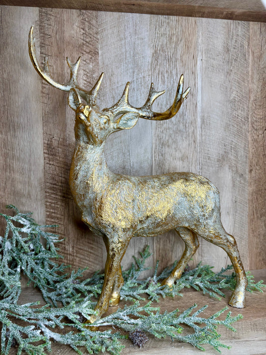 19.5" Gold Deer