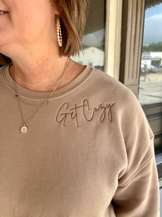 'Get Cozy' Sweatshirt