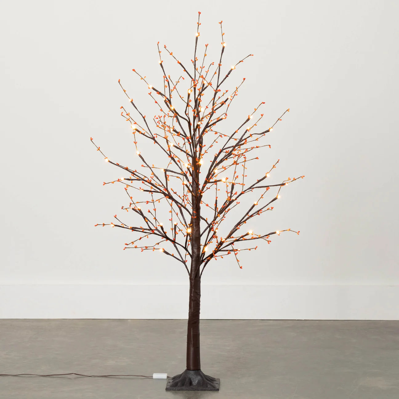 4' Black LED Tree