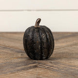 3.75" Black Tall Pumpkin