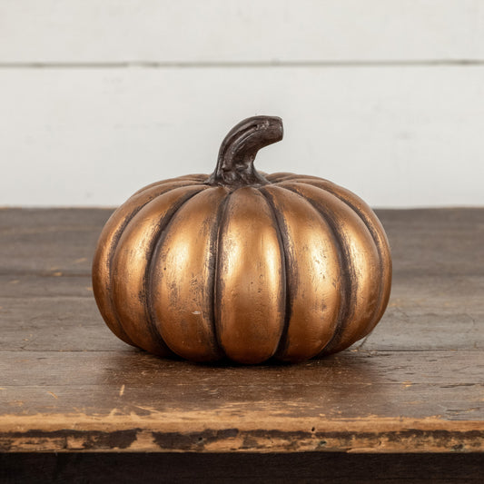 5.5" Gold Short Pumpkin