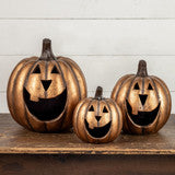 11.5" Gold Mouth Pumpkin