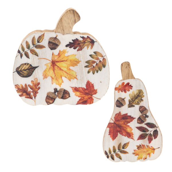 Pumpkin w/ Leaves + Acorns