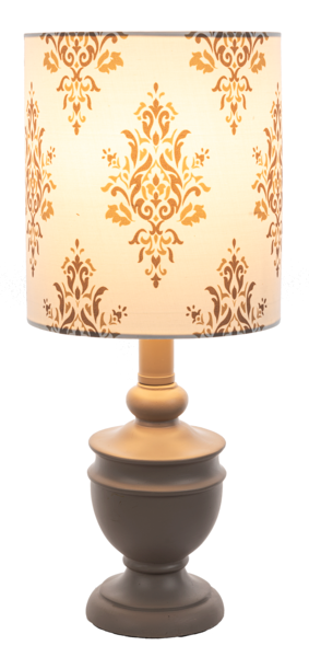 Damask Pattern Accent Lamp