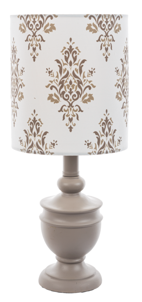 Damask Pattern Accent Lamp