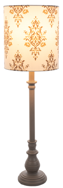 Damask Pattern Buffet Lamp
