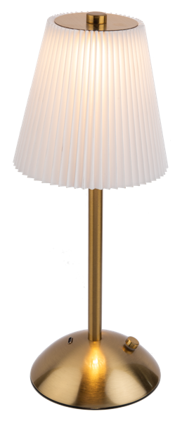 Gold Cordless LED Touch Lamp