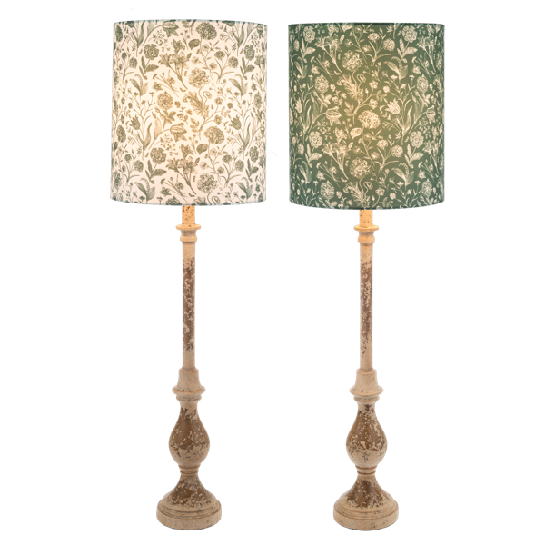 Green Buffet Lamp