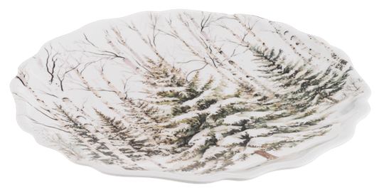Winter Forest Dinner Plate
