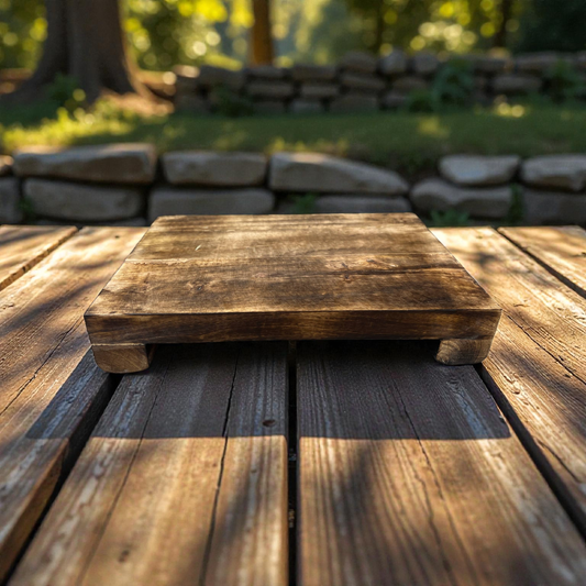 Dark Wooden Riser