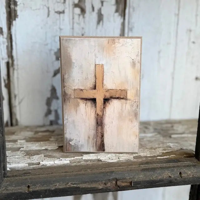 Painted Cross Block