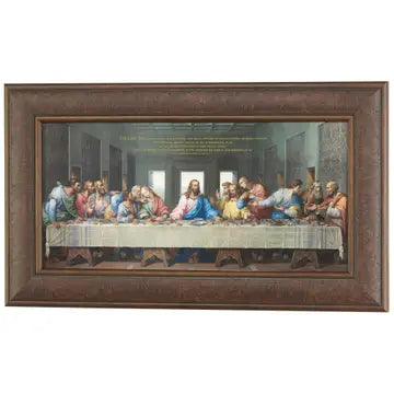 Framed Wall Art the Last Supper