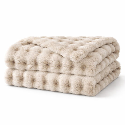 Faux Fur Throw Blanket