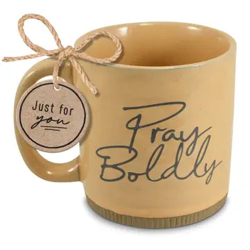 Pink Pray Boldly Mug