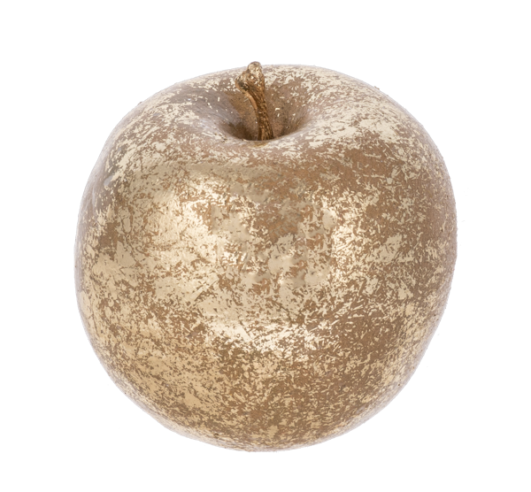 Gold Apple Figurine