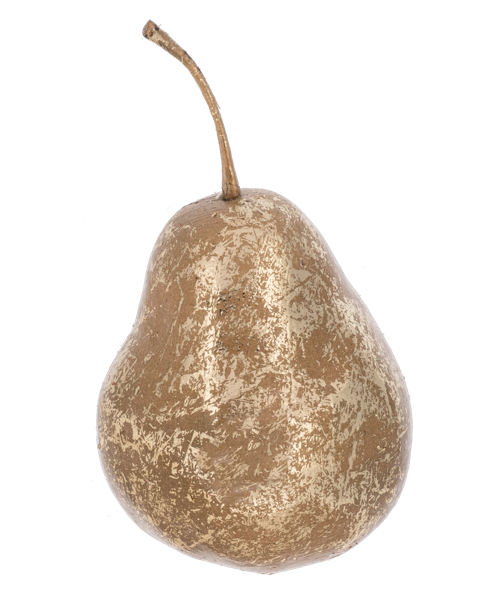 Gold Pear Fingurine