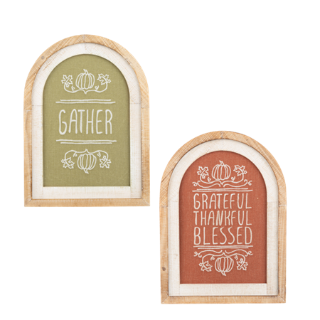 Framed Harvest Message