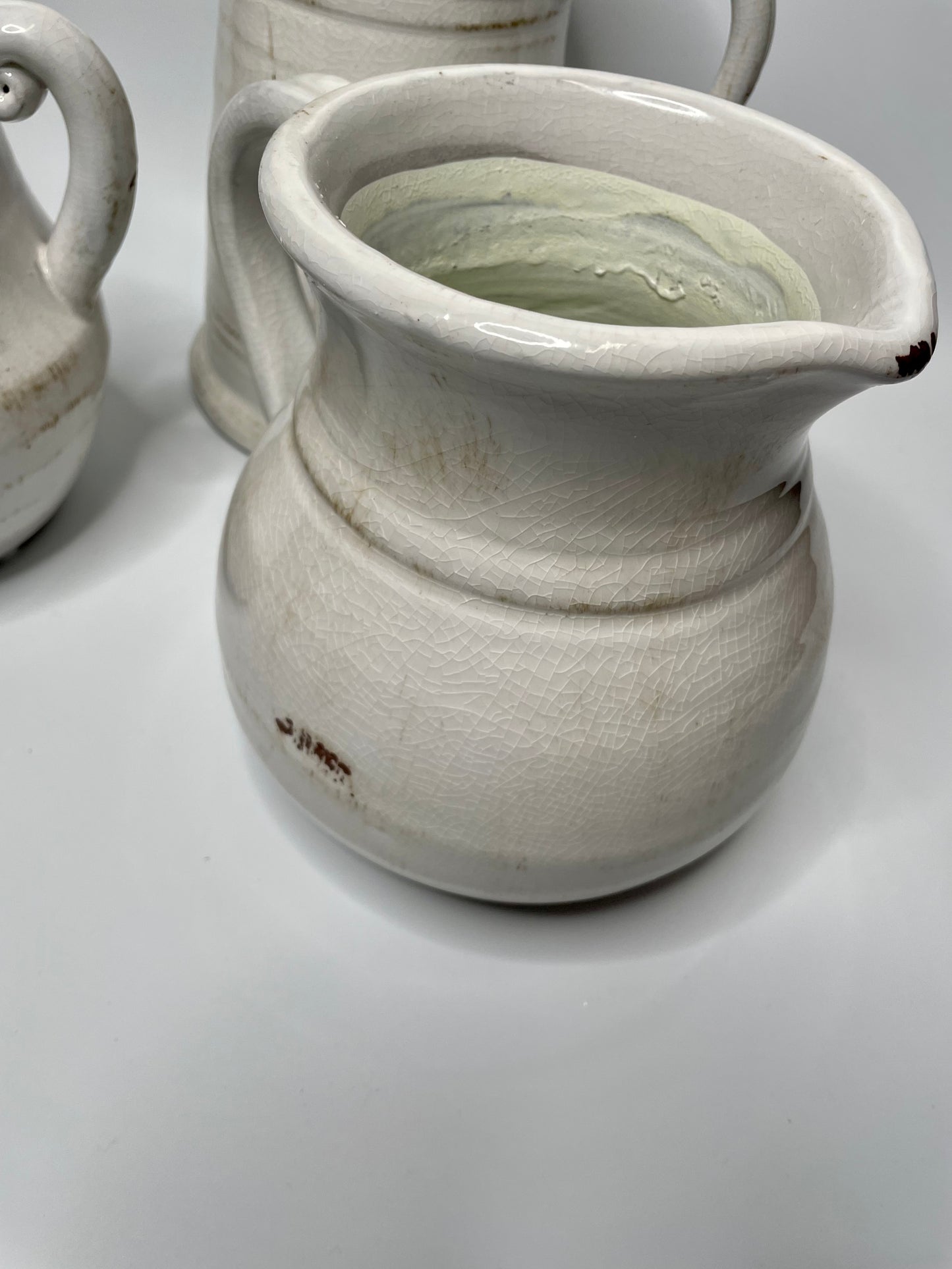 White Wash Pitchers
