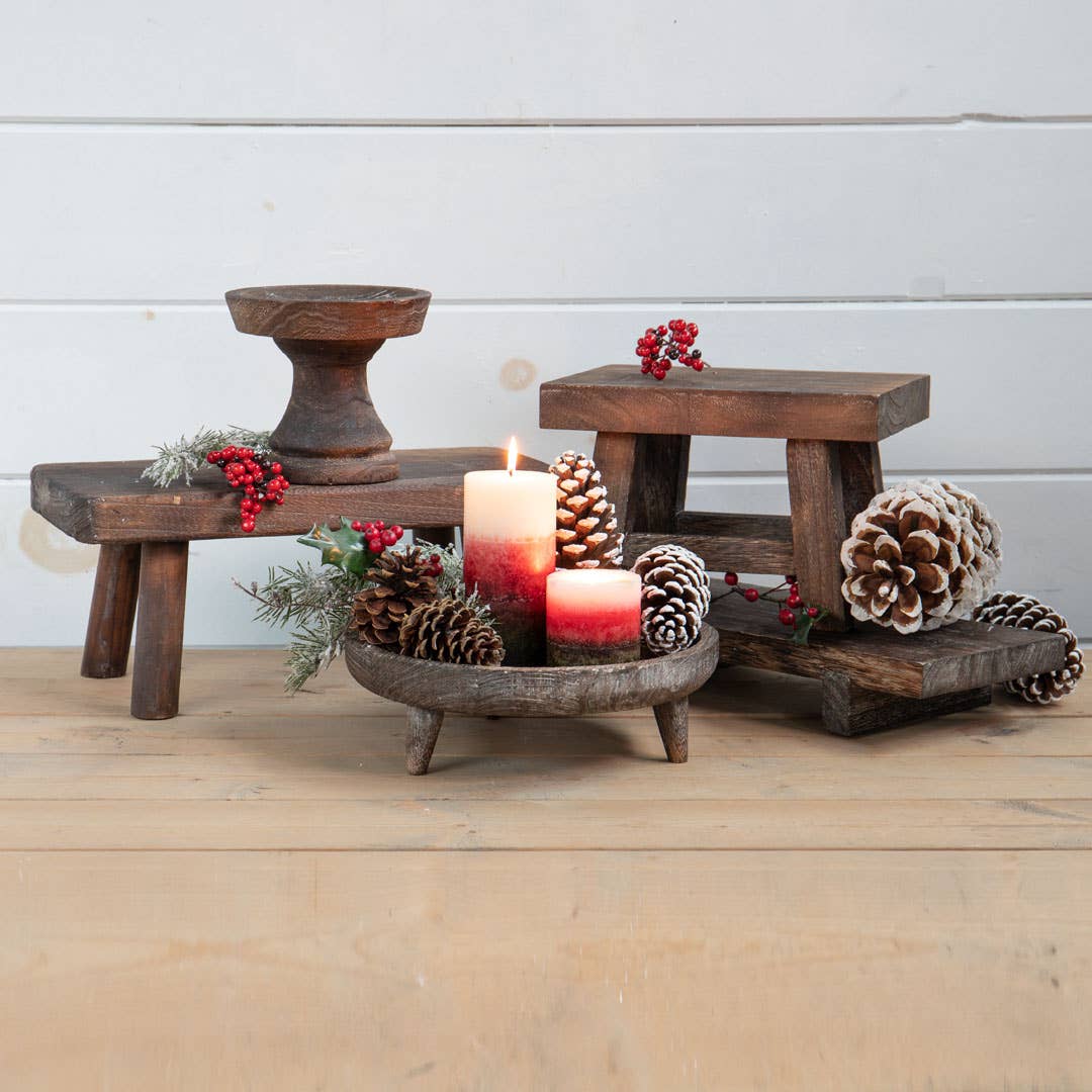 Wood Pedestal Riser