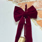 Burgundy Velvet Bell Hanger