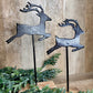 CHRISTMAS DEER STAND S/2