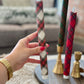 Tartan Tapper Candles