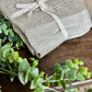 BEIGE WAFFLE TOWELS