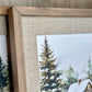 Linen Winter Wonderland Frame