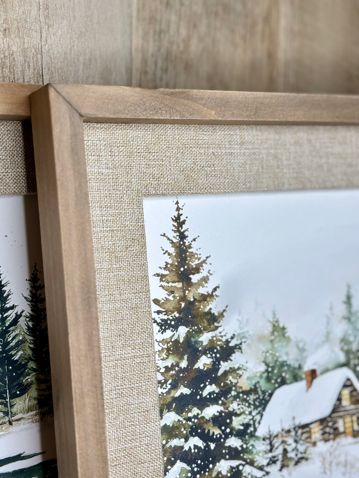 Linen Winter Wonderland Frame