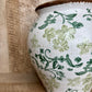 GREEN FLORAL VASE