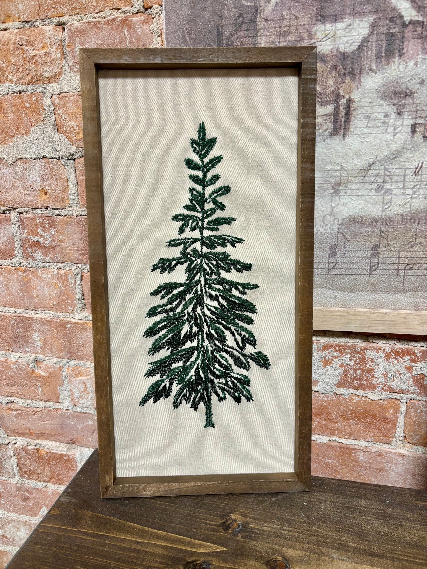 Framed Trees -Embroidery