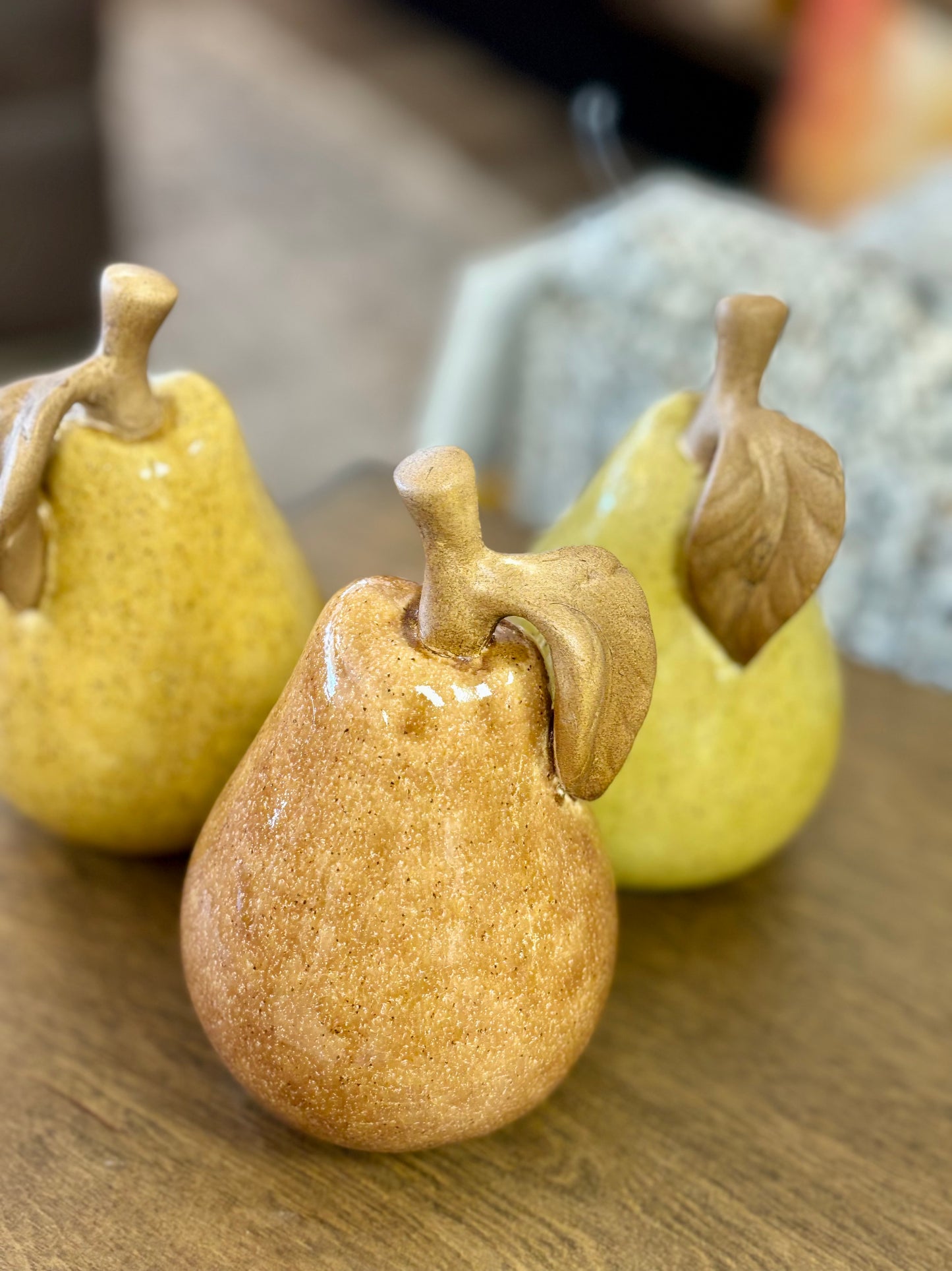 Color Ceramic Pears