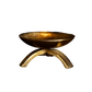 Brass Inspired Tripod Pillar Candle Holder