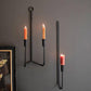 IRON TAPER WALL SCONCE S/2