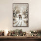 Vintage Santa Deer