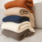 Knit Textured 50"x60" Throw Blanket with Fringe