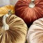 7.5" Velvet Pumpkin