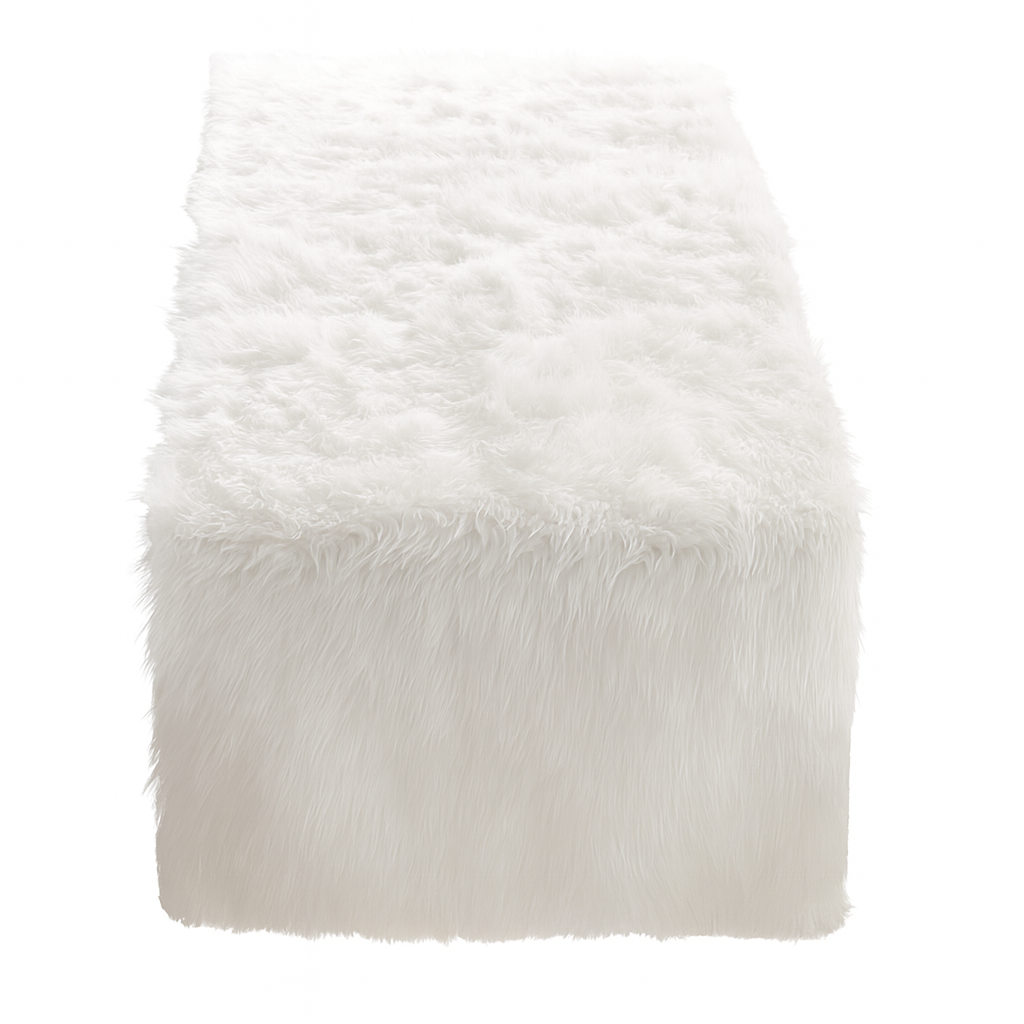 Elegant Faux Fur Table Runner