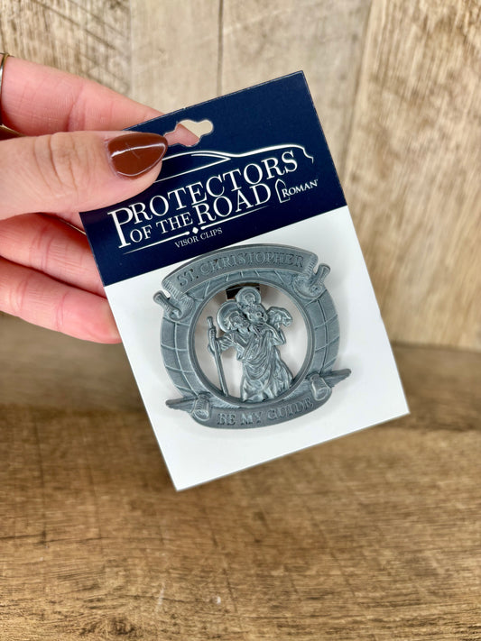 Saint Christopher Visor Clip